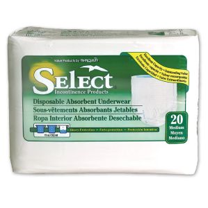 Tranquility Select Disposable Absorbent Underwear